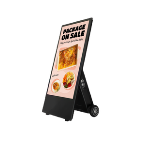 Écran publicitaire numérique pliable extérieur étanche IP65 personnalisé OEM le plus récent avec batterie, écran <span class=keywords><strong>tactile</strong></span> <span class=keywords><strong>portable</strong></span>, RoHS - Product Image 2