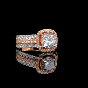 Anillo de Compromiso con Diamante Cultivado en Laboratorio de 1.50 CTW, Oro Sólido de 14K, Certificado IGI, Anillo para Mujer, Corte Redondo - Product Image 5