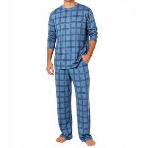 Pijamas de Verano e Invierno para Hombre, Suministro de Fábrica, Algodón Cálido y Suave, Conjunto de Ropa de Dormir Tejida, Ropa Cómoda para el Hogar, Servicio OEM - Product Image 6