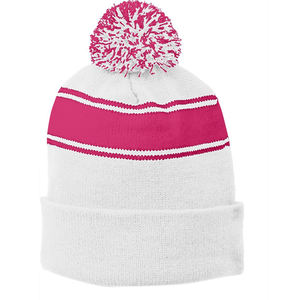 Bonnets unisexes personnalisables en laine tricotée pour l'hiver, fabriqués sur mesure en usine, jacquard 2026 - Product Image 2