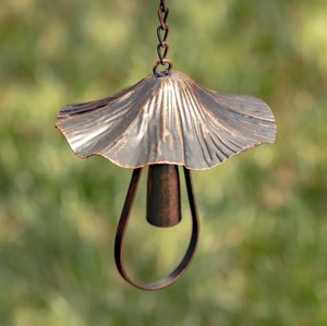 Cadena de Lluvia con Diseño de Campanas y Acabado de Cobre Oxidado para un Flujo de Agua Eficiente y Decoración de Jardín, Gran Venta - Product Image 1