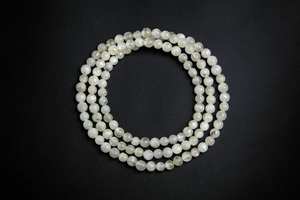 ลูกปัดคุนไซต์สีเขียวอ่อนจากบราซิล แท้จากธรรมชาติ ร้อยเป็นเส้น ลูกปัดกลม ขนาด 21 นิ้ว ขายส่งจำนวนมาก - Product Image 6