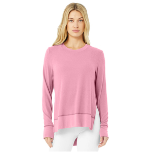 Camiseta Deportiva Personalizada de Manga Larga y Cuello Redondo para Mujer, Suave y Elástica, para Yoga, Ejercicio y Running, con Orificios para los Pulgares - Product Image 1