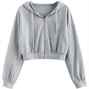 Sweat-shirts à capuche unisexes personnalisés de qualité supérieure 2026 pour femme, en coton, style coréen, tricotés, respirants, toutes couleurs - Product Image 1