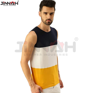 Best Sale Men's Slim Fit High Quality Fitness Wear Customized Breathable Knitted Casual Low Moq Men <b>Stringer</b> Training <b>Vest</b> - Product Image 3