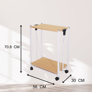 Carrito de café plegable ligero para el hogar, comedor, sala de estar, taller de hotel para Bar escolar, precio al por mayor hecho de madera - Product Image 2