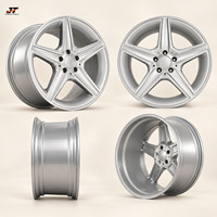 Jantes forgées concaves hyper argentées à 10 branches en Y, 18 19 20 21 22 pouces, 5x112 5x114.3 5x120 5x130 6061T6
