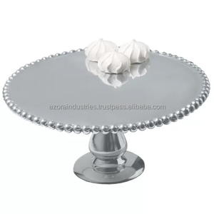 Alta calidad al por mayor hecho a mano fiesta boda decorativo personalizado aluminio Metal pastel soporte para servir por Azora Industries - Product Image 1