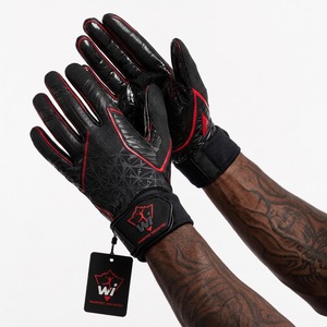 High Performance Football <b>Gloves</b> for Wide Receivers, Lightweight Breathable Design with Maximum Ball Control - Product Image 5