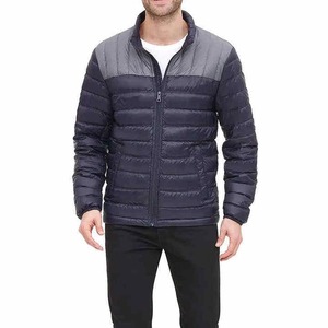 Chaquetas Acolchadas de Invierno Personalizadas para Hombre, Manga Larga, Cálidas, Rellenas de Plumón, con Capucha Desmontable - Product Image 4