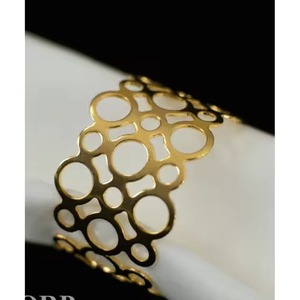 Juego de Anillos para Servilletas de Metal de Primera Calidad, Elegante Porta Servilletas para Restaurante, Banquete de Boda, Cena y Uso Doméstico - Product Image 2