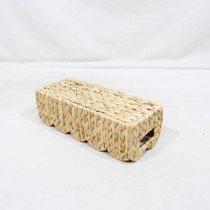 Trending Natural Water Hyacinth <b>Rectangular</b> <b>Storage</b> <b>Basket</b> Eco-Friendly Rustic Multi-Purpose Organizing Tray - Product Image 5
