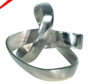 Fancy Simple Flower Design Handmade Metal Sculpture For <b>Decorative</b> Display On <b>Tables</b> <b>Top</b> <b>Decorative</b> Metal Piece - Product Image 2