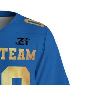Maillot de football américain personnalisé blanc à manches courtes avec nom et numéro de l'équipe, cadeau pour les fans de football, maillot pour jeunes - Product Image 5
