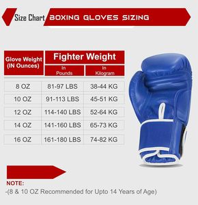 Best Quality Gym Fitness Kickboxing Training Sparring Full Finger Lace Up MMA <b>Gloves</b> Blue Blue Cowhide Leather Boxing <b>Gloves</b> - Product Image 6