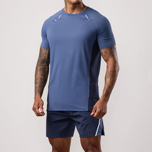 Shorts de sport décontractés pour hommes, respirants, à séchage rapide, avec taille élastique et cordon de serrage, couleur unie, pour la gym et le fitness (vente en gros) - Product Image 6