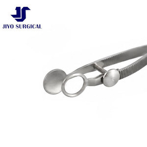 Jiyo Surgical Co. LC-6543 Pince à chalazion professionnelle de style Lambert 3 5/8 pouces Instrument chirurgical ophtalmique à blocage par le pouce - Product Image 4