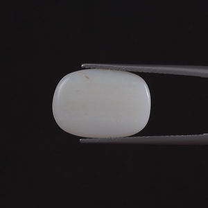 Opale naturelle blanche certifiée IGI, pierre précieuse en vrac, 5,31 carats, taille coussin 16,5x12mm, taillée à la main, polie, traitée par cirage/huile légère - Product Image 3