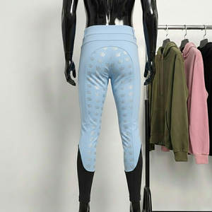 กางเกงขี่ม้าผู้หญิงแบบใหม่ ราคาโรงงาน พร้อมแผ่นรองเข่า กางเกงขี่ม้าแบบยั่งยืน มีซิปและกระเป๋า - Product Image 6