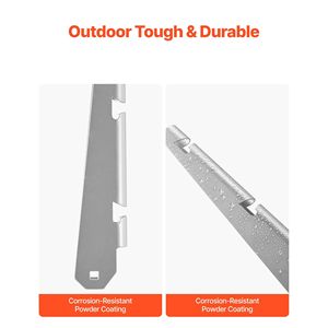 Confezione da 10 Estensori per Pali di Recinzione con Filo Spinato, Montaggio su Superficie Piatta 12.2, in Acciaio Zincato, per Recinzioni, Tralicci e Cancelli - Product Image 3