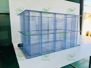 Réservoirs de stockage sous pression en PVC transparent avec garantie d'un an pour produits chimiques, eau, huile, carburant, conception personnalisée, pression de 0,1 MPa - Product Image 2