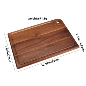 Premium Rectangular Chopping Board with Deep Juice Groove Smooth <b>Knife</b> <b>Safe</b> Surface Perfect for Cutting Serving and Kitchen Use - Product Image 5