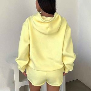 Women Striped Hooded Knit Dress Long Sleeve Loose Fit Casual Spring Summer Wear - Product Image 4