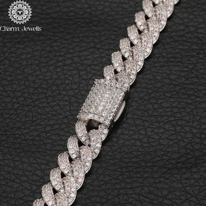 Collar de Cadena con Bolas de Perlas de Agua Dulce y Moissanita para Hombre, Chapado en Oro de 14K, Plata 925, Estilo Hip Hop, Charm_Jewells - Product Image 4