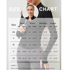 <b>White</b> Solid Front Stand Collar <b>Long</b> <b>Sleeve</b> Yoga Jacket Women Full Zip Seamless Wrinkle-Resistant Fitness Running Sports <b>Top</b> - Product Image 6