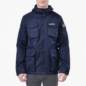 Men's Tactical Windbreaker Jacket Waterproof Outdoor Hooded <b>Cargo</b> <b>Work</b> Coat Lightweight Windproof Sportswear Casual Outerwear - Product Image 3