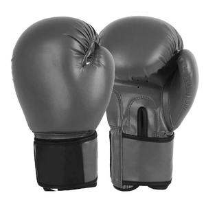 นวมชกมวยหนัง PU สีดำพร้อมสายรัดข้อมือแบบผูกเชือกสำหรับผู้ใหญ่ - Product Image 4
