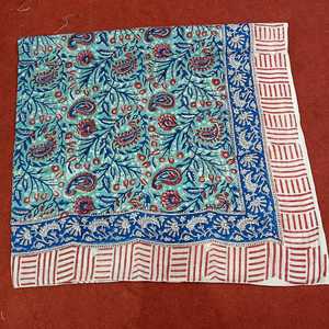 Wholesale Cotton Hand Block Print <b>Sarong</b> Pareo Scarf Indian Printed Beach Wrap Boho Stole Dupatta Soft Voile Fabric Summer Pareo - Product Image 2