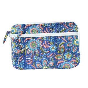 Funda de Lujo para Portátil, Acolchada, de Algodón Puro, con Múltiples Bolsillos y Cierre, Diseño Artesanal de Jaipur, Duradera - Product Image 1