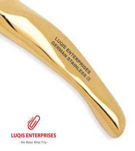 Elevador de succión frontal endoscópico Daniel, curvado en cuarto de círculo, 23.5 cm, de acero inoxidable, instrumento facial quirúrgico para endoscopia - Product Image 3