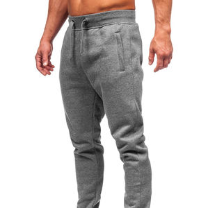 Pantalones Deportivos Básicos para Hombre, Corte Ajustado, Bolsillos con Cremallera, Pantalones de Correr con Pierna Estrecha, Pantalones Jogger de Algodón Premium para Hombre, Venta al Por Mayor - Product Image 2