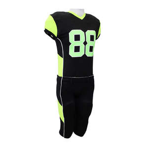 LOW MOQ Custom Wholesale Sublimation Breathable American Football Uniform Sports Streetwear Team Match Clothing Wear OEM Service - Product Image 4