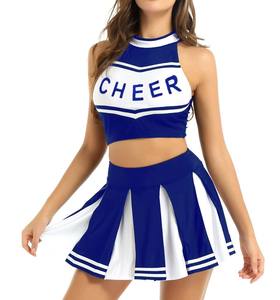 Uniformes de cheerleading personnalisés pour filles, vente en gros, strass, uniformes de cheerleading sur mesure, ensembles de tenues de cheerleaders pour les équipes de cheerleading - Product Image 5