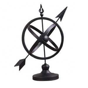Metal Sculpture Hollow Out <b>Rotation</b> Decorative World <b>Globe</b> the Best Aluminium High Quality Item Hot Selling Gold Color Iron - Product Image 5