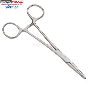 Lot de 6 pinces hémostatiques droites Kelly 5,5 pouces en acier inoxydable de qualité chirurgicale, pinces de serrage à mécanisme à cliquet manuel CE - Product Image 5