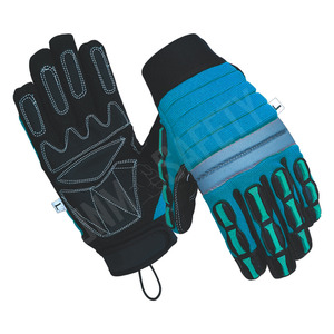 ถุงมือกันกระแทกสำหรับงานหนัก ทนทาน ปลอดภัย สำหรับงานอุตสาหกรรมน้ำมันและก๊าซ ทำจากหนังสังเคราะห์ ยี่ห้อ Amara - Product Image 4