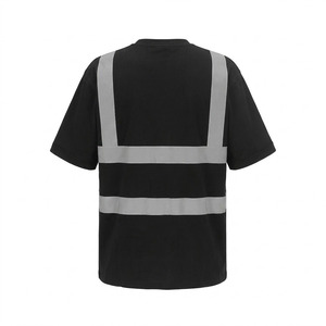 เสื้อยืดนิรภัยสะท้อนแสงป้องกันรอยยับ พิมพ์โลโก้ได้ตามต้องการ ระบายอากาศได้ดี ผลิตจากโพลีเอสเตอร์ สำหรับทุกเพศ เหมาะสำหรับงานอุตสาหกรรม พร้อมตัวเลือกปักลาย - Product Image 2