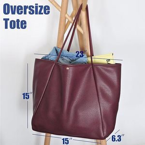 Bolsos Tote de Cuero Genuino Extra Grandes para Mujer, Diseño Personalizado, Bolso de Fin de Semana para Viajes y Uso Diario, Logotipo Personalizado, Marca 2026, Nuevo - Product Image 3
