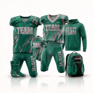 Uniformes Profesionales de Fútbol Americano, Pantalones Cortos 100% Poliéster, Antibacterianos, Transpirables, de Secado Rápido, Ropa Deportiva Personalizada para Equipos - Product Image 3