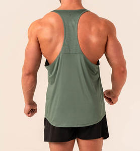 Camisetas deportivas de tirantes para hombre de calidad premium, ecológicas, de secado rápido y tela transpirable para entrenamiento en el gimnasio y ropa deportiva. - Product Image 3