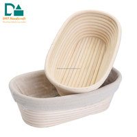 Ensemble complet de paniers de levage en rotin écologique, fabriqués à la main, pour la fermentation du pain, destiné aux restaurants - Fourniture directe usine