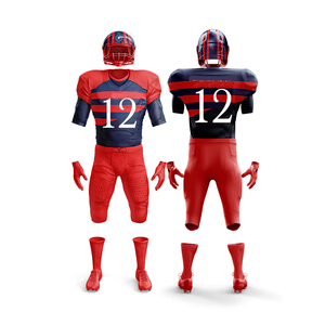 Maillot de football américain à manches courtes imprimé, léger, kit d'équipe personnalisé, maillot à blocs de couleur, extensible et performant - Product Image 6
