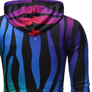 Nouvel Arrivage – Sweat à Capuche Sportif Sublimé pour Homme, Personnalisable par Impression Thermique, en Polaire Polyester, Tenue d'Entraînement 2026 - Product Image 6