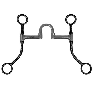 Bocado de caballo de acero inoxidable con rodillo de cobre y articulación deslizante, tipo western, color plateado, modelo 2026, para la venta de bocados de caballo. - Product Image 4