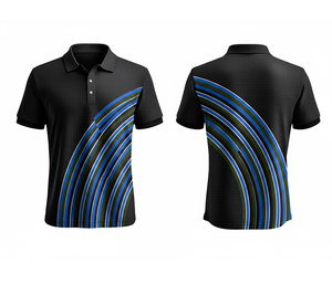 Men's Full Sublimation Polo <b>Shirt</b> Manufacturer Manufacturer Durable Stitching for Men Women Youth Quick-Dry Dry-Fit Active Polo - Product Image 6