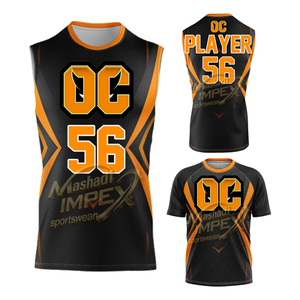 Latest Design Custom Flag Football 7v7 <b>Compression</b> Hooded Jerseys for Adult Flag Football 7 7 Uniforms Spandex/Polyester - Product Image 3